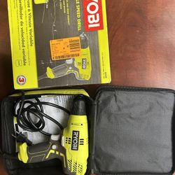 RYOBI 5.5 Amp Corded 3/8 in. Variable Speed Compact Drill/Driver with Bag