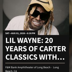 Lil Wayne Saturday Aug 1