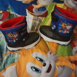 Like New Paw Patrol Snow Boots 