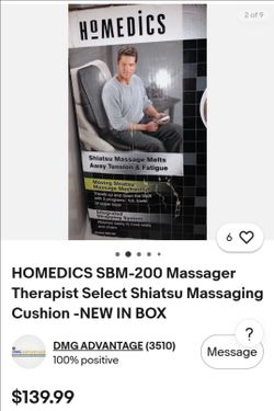 HoMedics SBM-200 Shiatsu Massaging Cushion