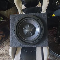 Twelve inch kenwood subwoofer