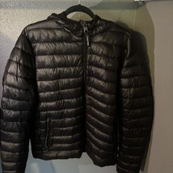 Calvin Klein XL Mens Puffer Jacket In Black