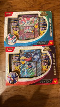 Pokémon 30th Celebration ex Box Set – Sylveon & Greninja