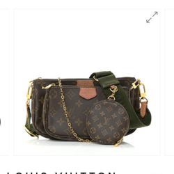 Kaki LOUIS VUITTON Pouchette