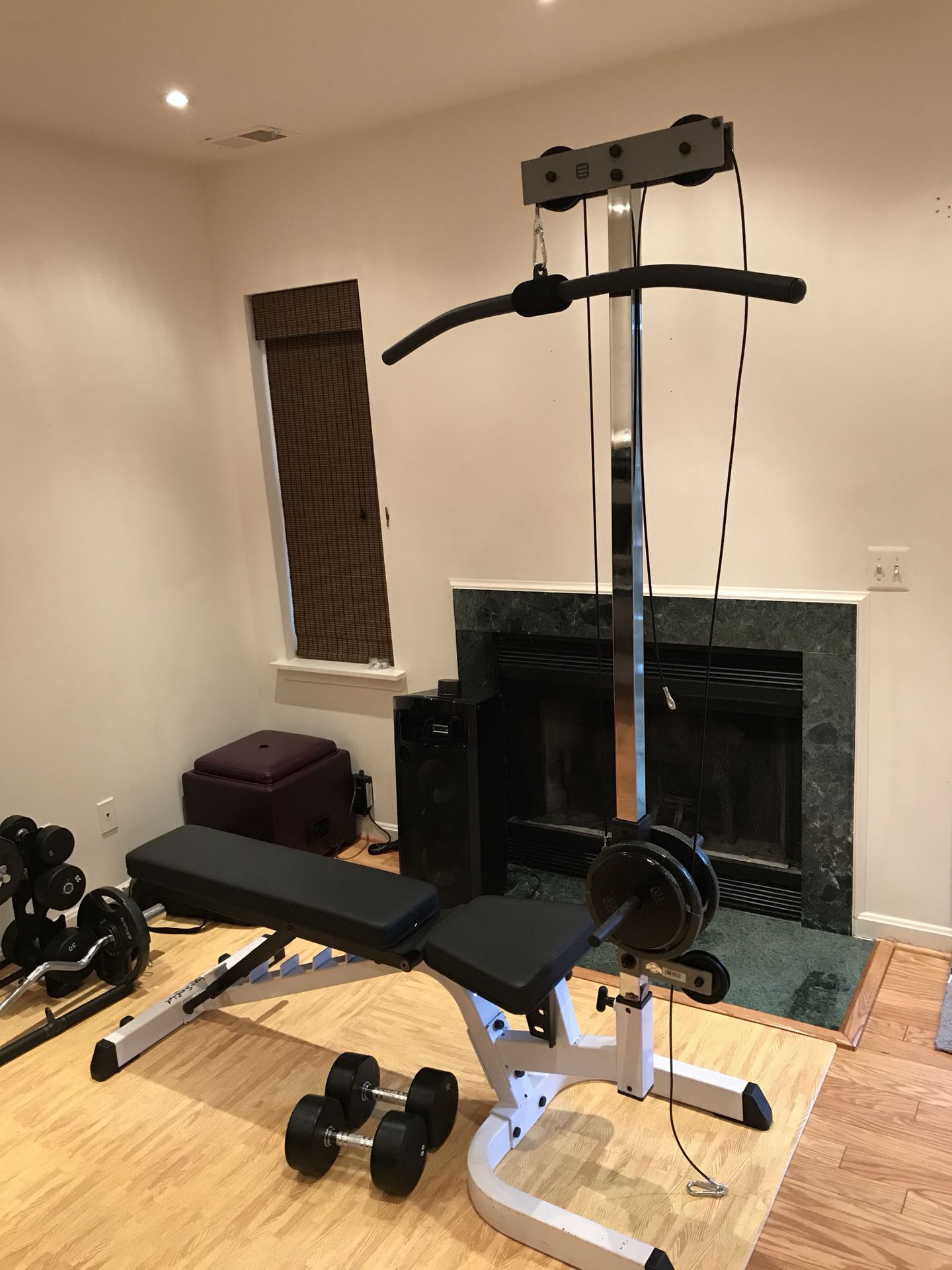 Body Solid lat pull down attachment