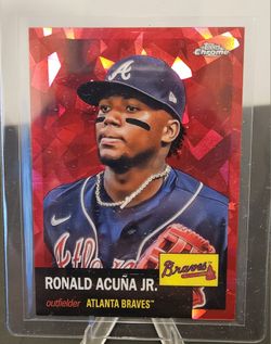 2022 Topps Chrome Platinum  Red Atomic Refractor Ronald Acuña Jr. /100