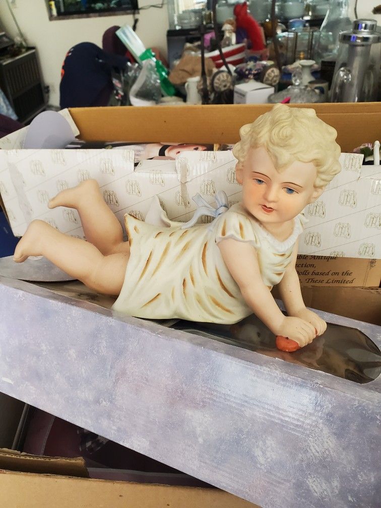 Piano Crawling Doll With Rolling Pin Decor