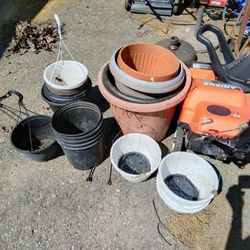 Approximately 20 Flower Pots All Four $5