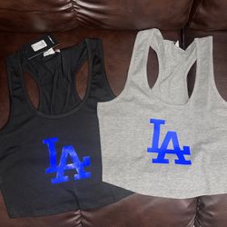 Dodgers LA Shirts- Large 