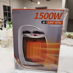 Space Heater with Tip-over protection New