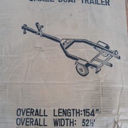 Brand New Unused Small  Boat Trailer 