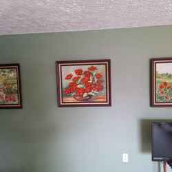 Beautifully Framed Oil Paintings by E Girouard