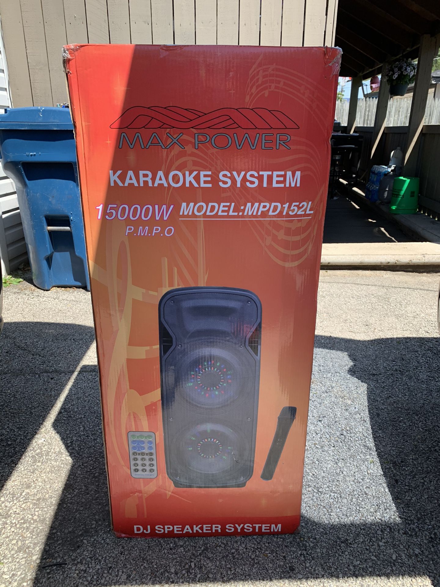 karaoke max power 15000 w doble 15”