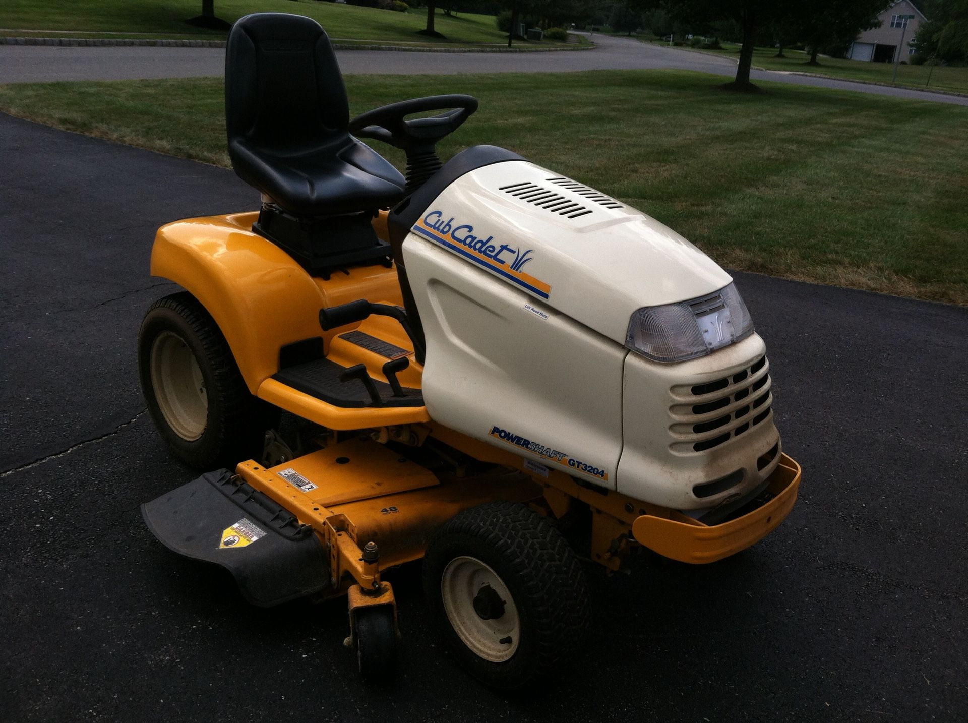 Cub cadet riding mower weight sale