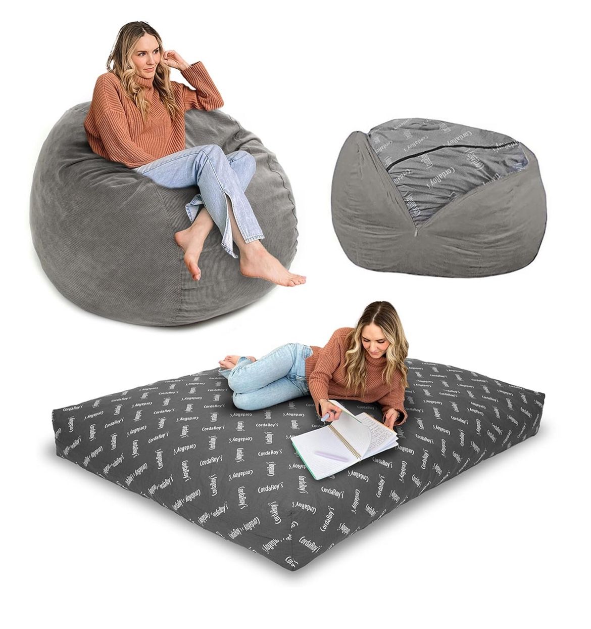 Giant Bean Bag With Mattress