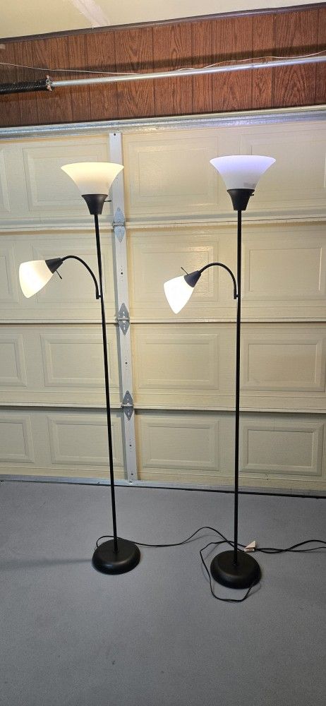 Floor Lamps. 2 For $20.