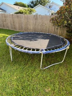 10” enclosed trampoline