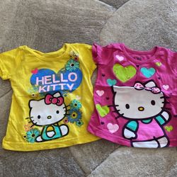 Hello Kitty tshirts 18m