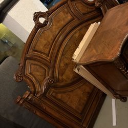 Cal King Size Bed Frame And Baby Crib