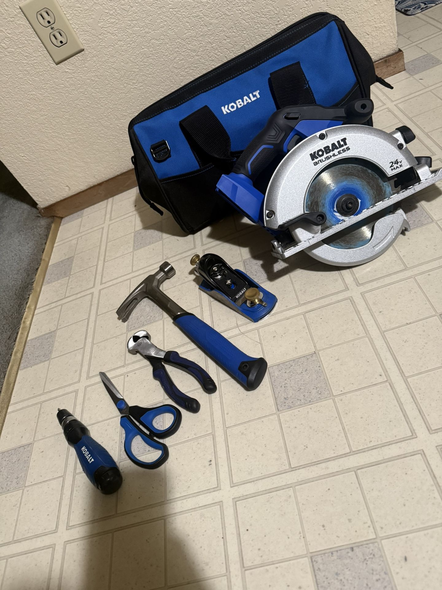  Brand New Kobalt kit + Circular Saw  
