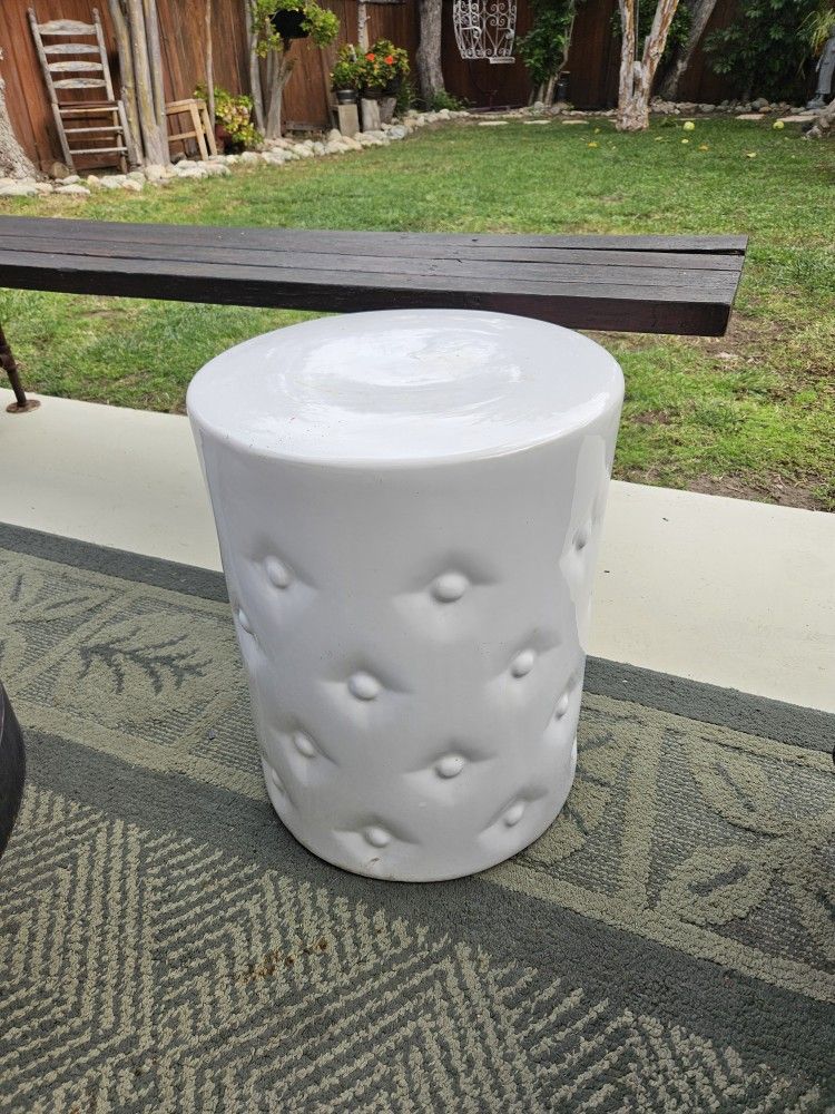 Ceramic Stool Or Plant Stand