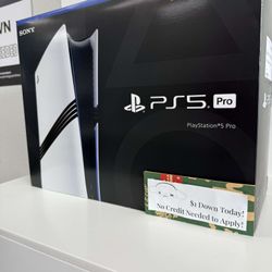 Playstation 5 Pro - Brand New - $1 To Take it Home same Day and Pay the Rest later!
