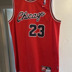 Michael Jordan Chicago Bulls Rookie Vintage Nike Team Jersey Men’s XL