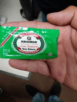 Genuine Sealed Soy Sauce Packet