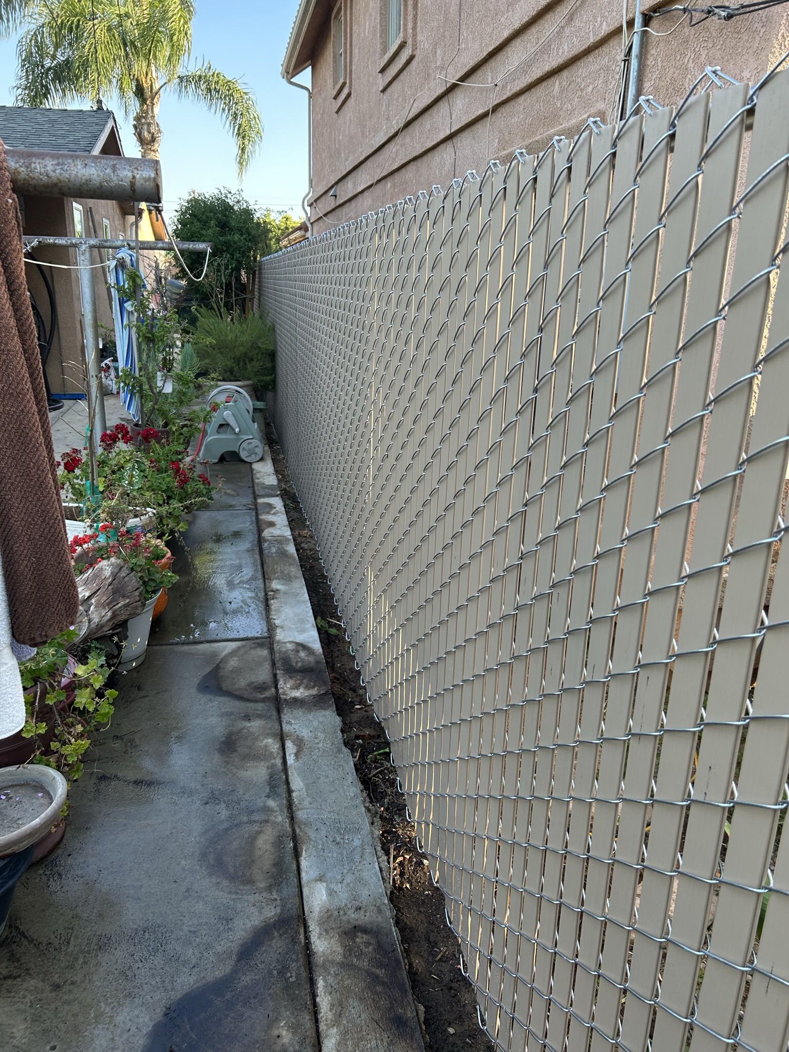 $26 Privacy, Chain-Link $16 Chainlink fencing