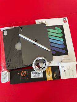 Apple Ipad Mini 6th Generation (8.3” Retina/2021) 64GB with stylus pen, case & Accessories (256GB $399)