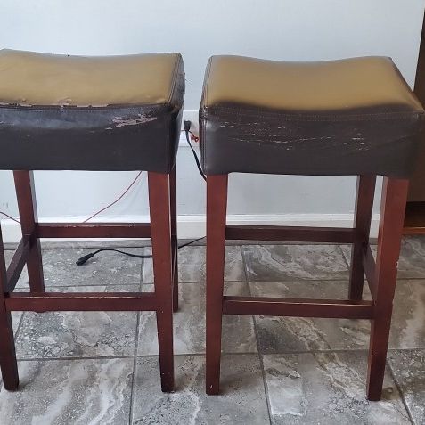 Leather Bar Stools