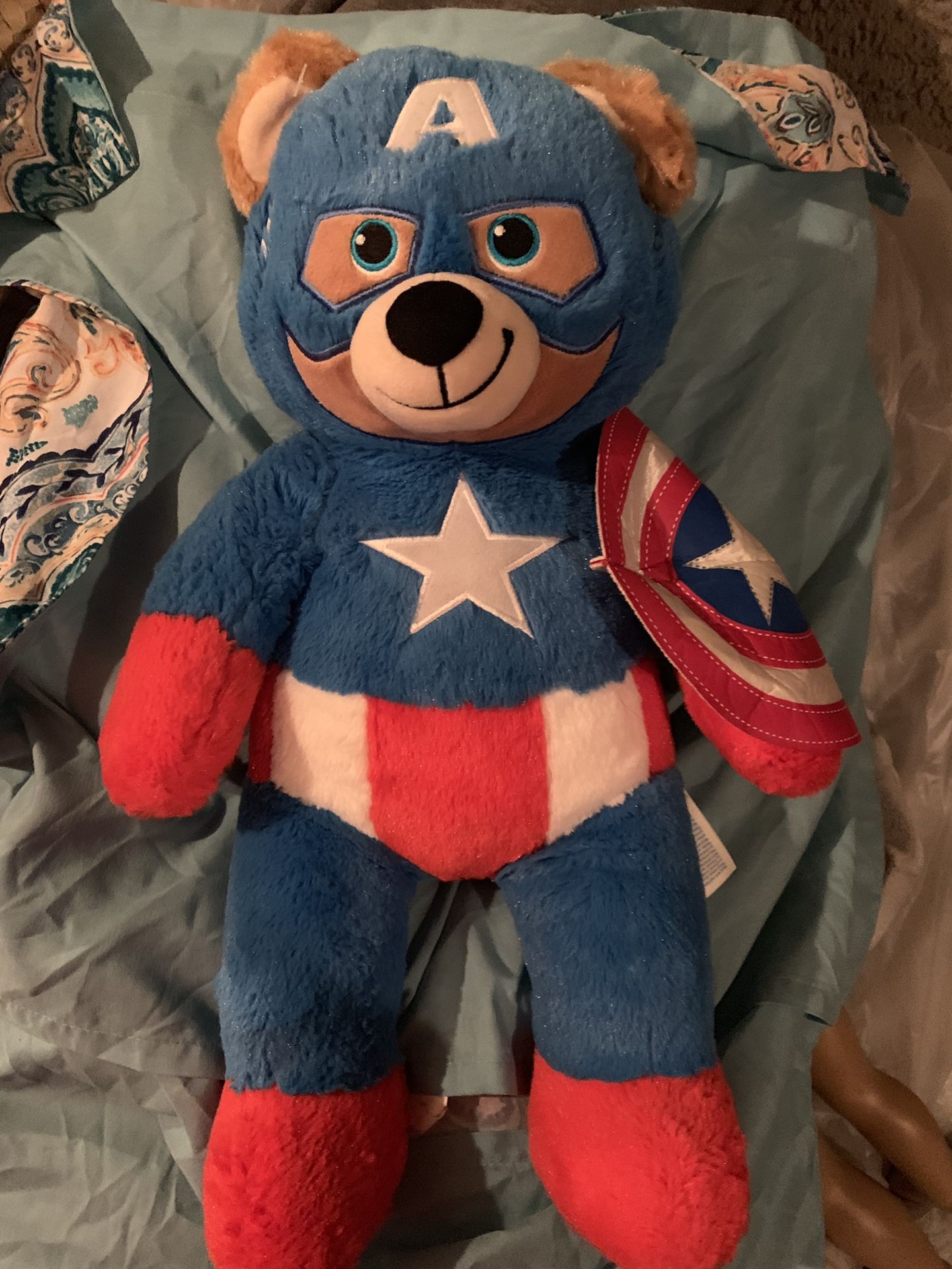 Captain America build a Bear plush