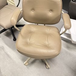 IKEA 100% Leather office chair, adjustable and adjustable seat msrp$400 before tax