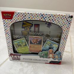 Pokemon TCG 151 Poster Collection Scarlet and Violet. Sealed, New
