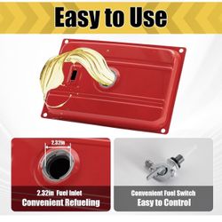 5 Gallon Gas Tank for Generator, Generator Fuel Tank, Unscrew the tank cap to get all of the accessories