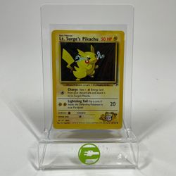 Pokémon TCG Gym Heroes Lt. Surge's Pikachu 81/132 English