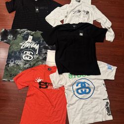 5 Stussy Shirts And A Undftd Shirt Small All New 