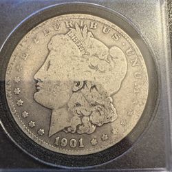 1901O Morgan Silver Dollar