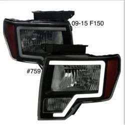 2009 TO 2014 Ford F-150 Bar Headlights