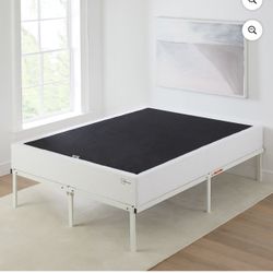 Mainstays 9" California King High Profile Easy Assembly Smart Metal Box Spring, (Mattress & Bed Frame Not Included)