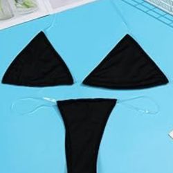 Women's Sexy Micro Tanning Thong Bikini Triangle Mini G String Swimsuit Extreme Bathing Suits