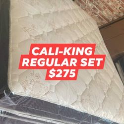 Cali-King Regular Mattress Set 