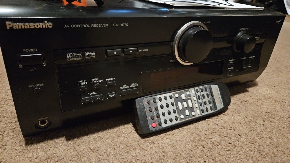 Vintage Panasonic AV Receiver SA-HE70
