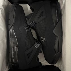 Jordan 4 Black Cat 2025 Size 12M 6.5y 6y