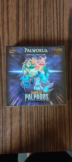 Palworld sealed box 1st edition misprint dawn of palpagos