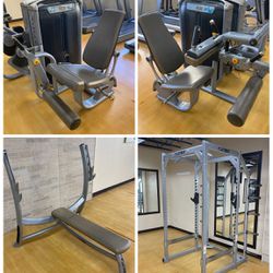 Gym Equipment, Olympic Weight, Lat, Leg, Chest & Smith Machines, Home Gyms, Leg Press, Dumbbell Rack Power Squat Curl Extension 