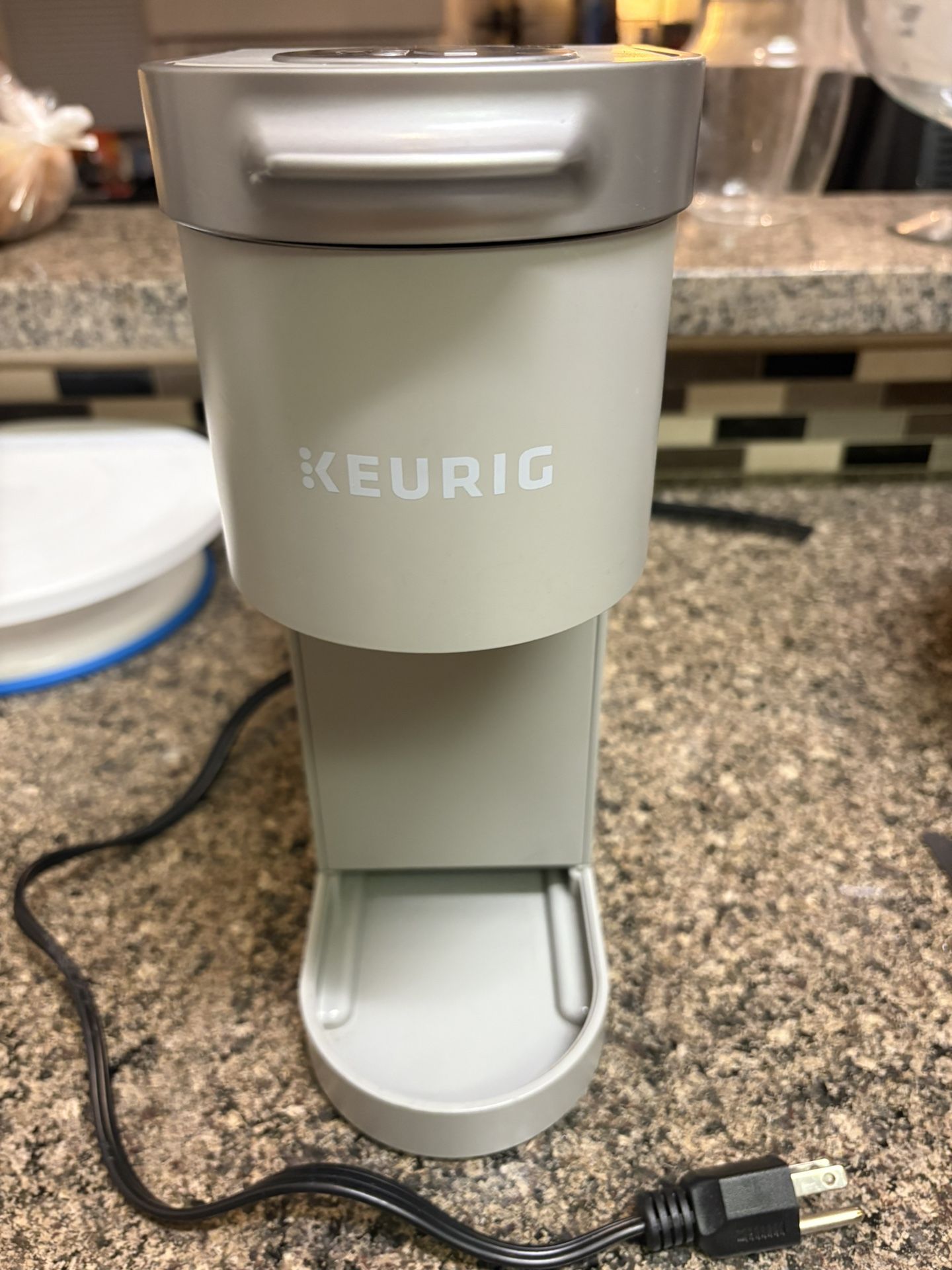 Slim Grey Keurig Coffee Maker – $20