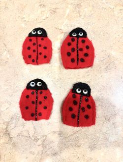 finger puppets ladybug, play, performance, Classroom, teacher, Art