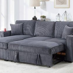 ✅️✅️Convertible Sectional W/ Cup Holder & W/ USB Port✅️