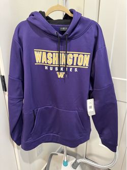 Washington Huskies Colosseum Men’s Hoodie Purple Size XL New With Tags
